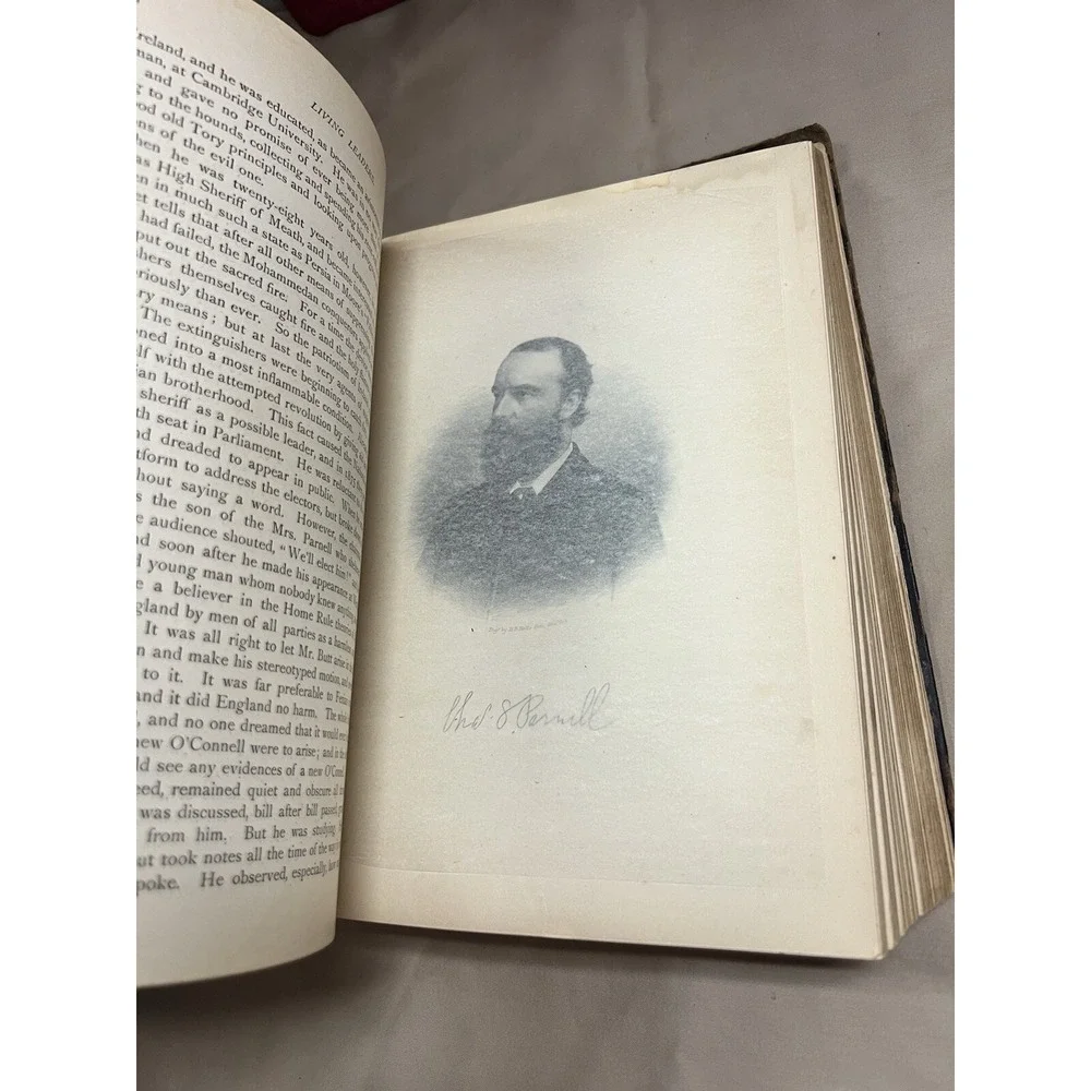 LIVING LEADERS OF THE WORLD: COMPROMISING. 1889, BY WALTER J.‎ BROOKS (858)